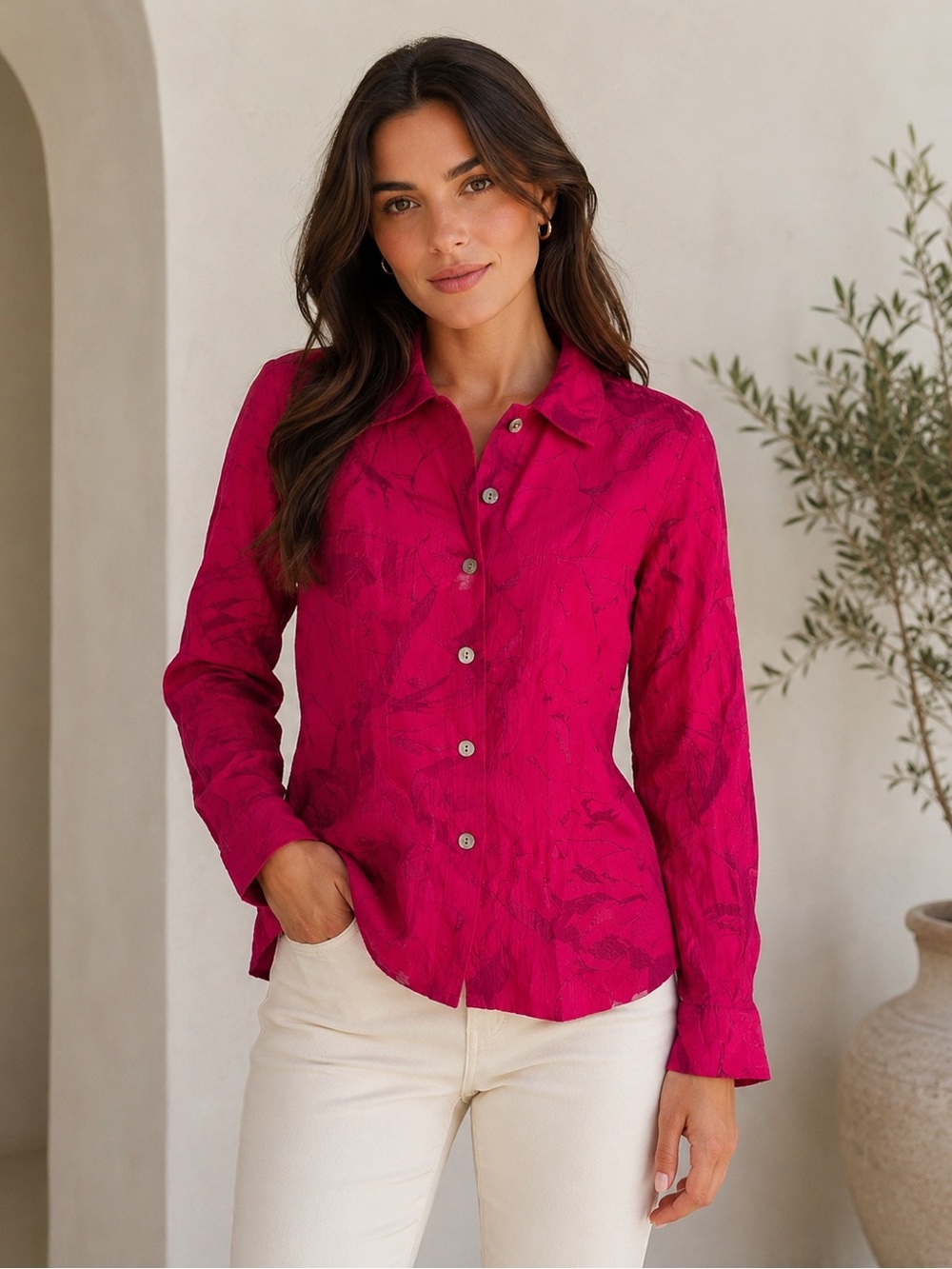 Vintage 90’s Chico’s Women’s Long Sleeve Button Up shirt